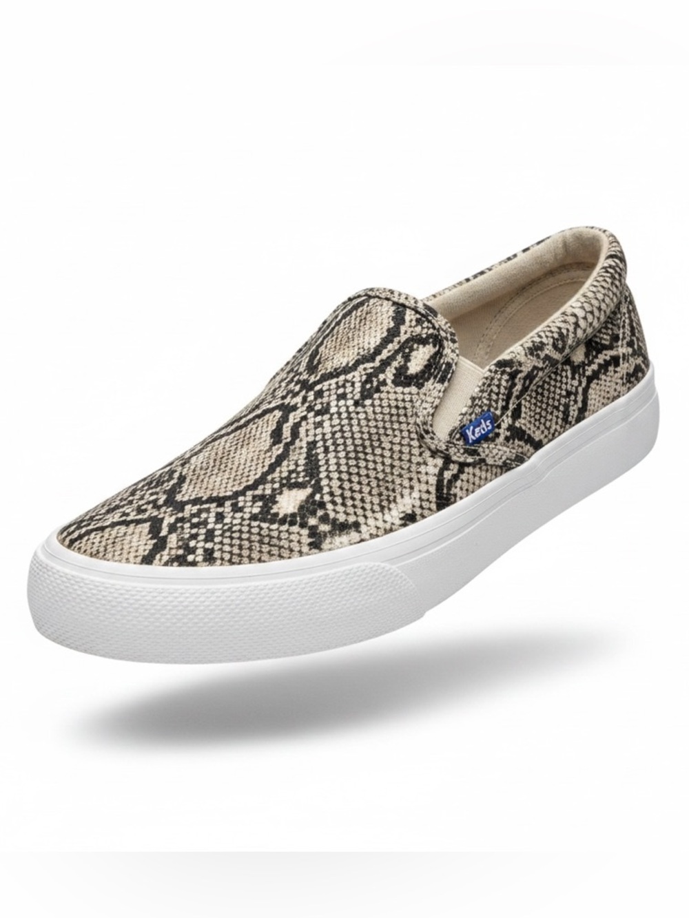 Keds Women’s Double Decker Dream Foam Slip-On Snake Print Sz 6